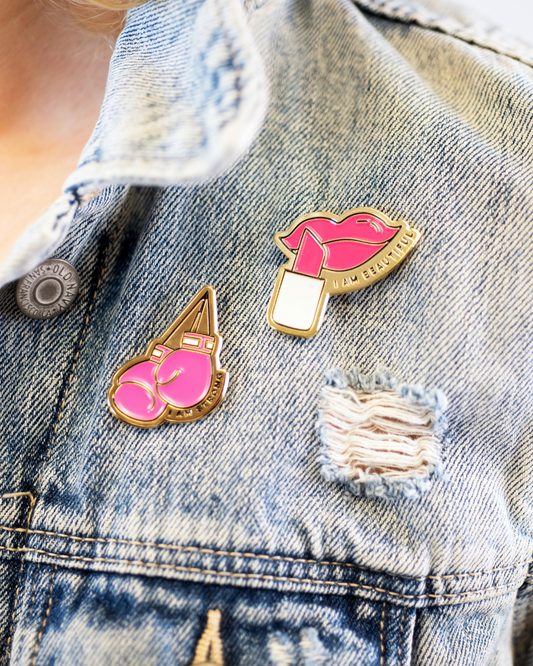 Powerful Enamel Pin Set
