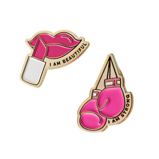 Powerful Enamel Pin Set